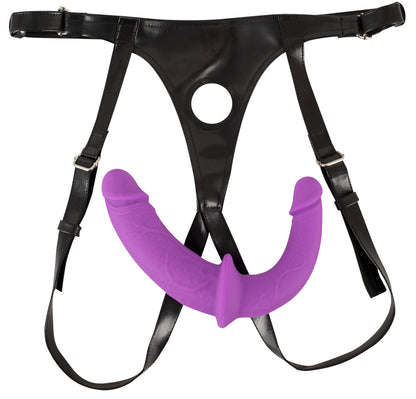 Sweet Smile Double Dildo Strap-On Thong