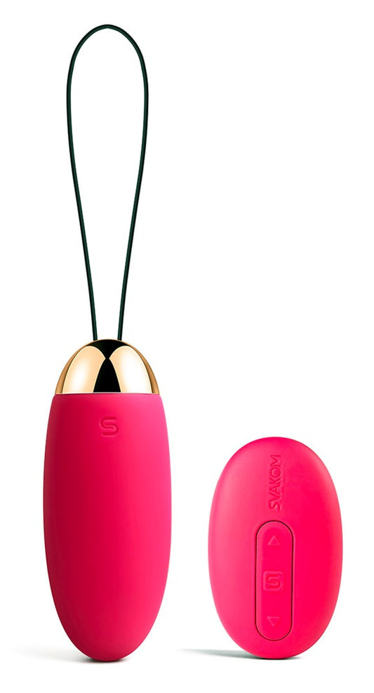 Elva SVAKOM pink vibrating egg