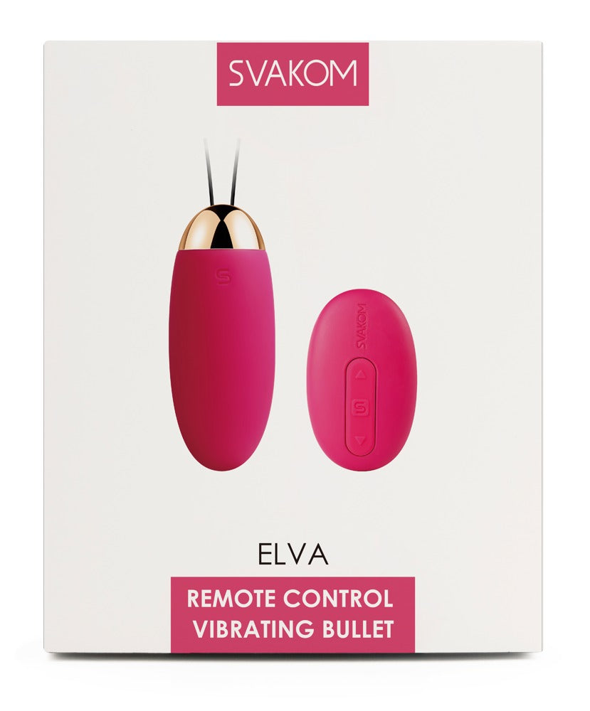 Elva SVAKOM pink vibrating egg