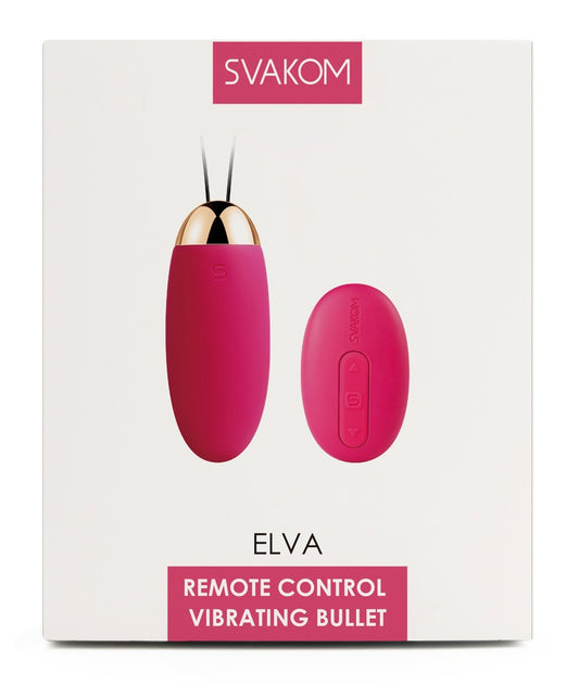 Elva SVAKOM pink vibrating egg