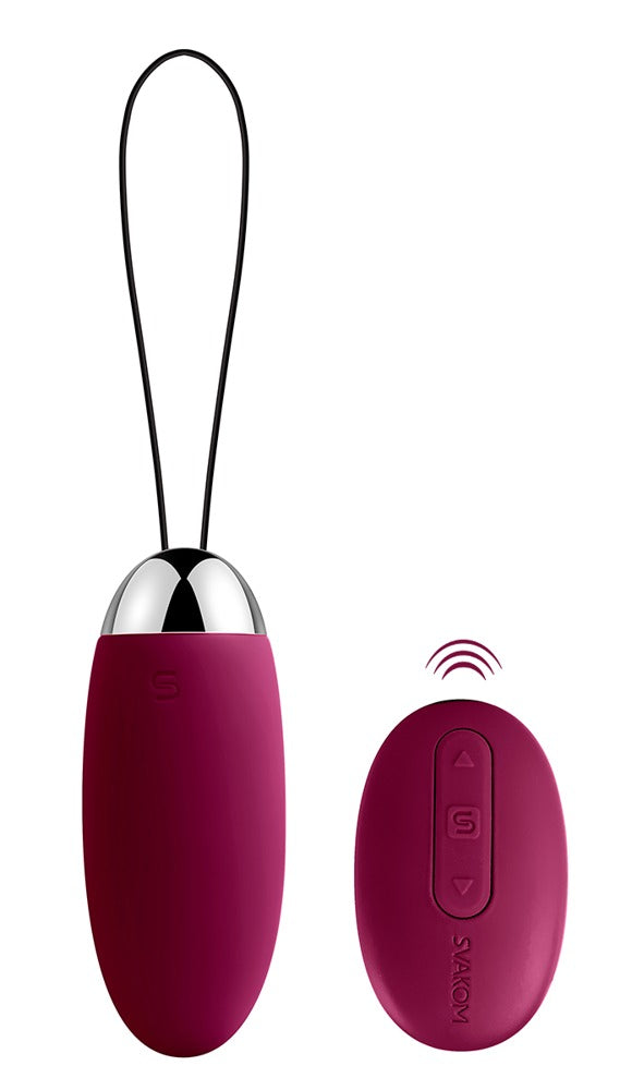 Elva SVAKOM purple vibrating egg
