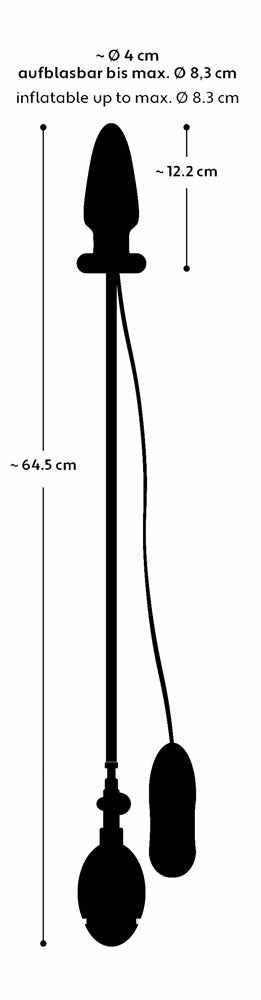 You2Toys inflatable vibrating anal plug