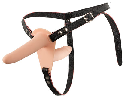 You2Toys double vibrating strap-on dildo