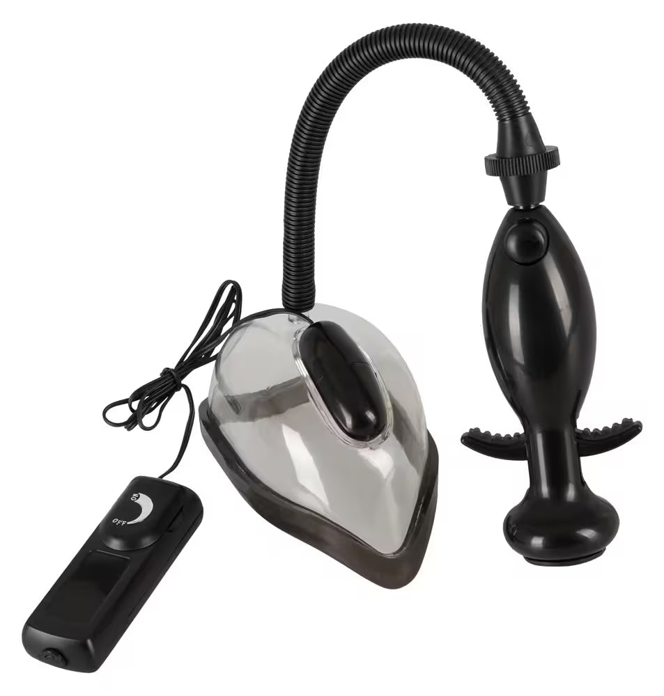 Vibrating vaginal suction cup