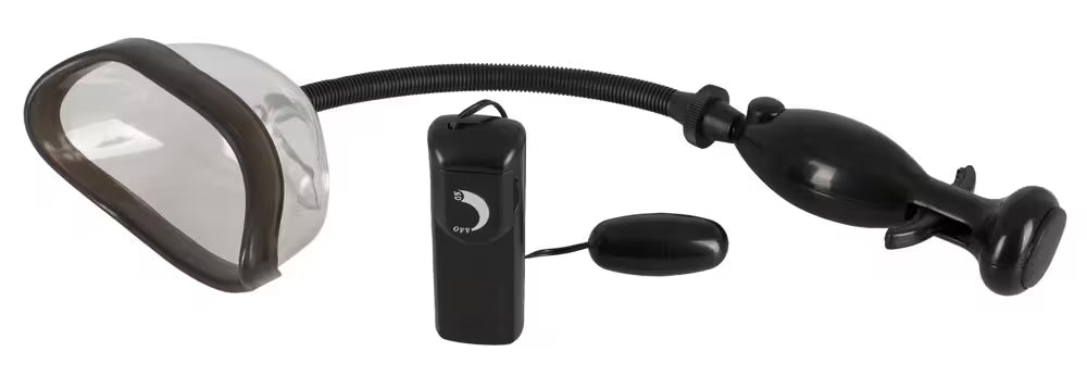 Vibrating vaginal suction cup