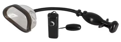 Vibrating vaginal suction cup