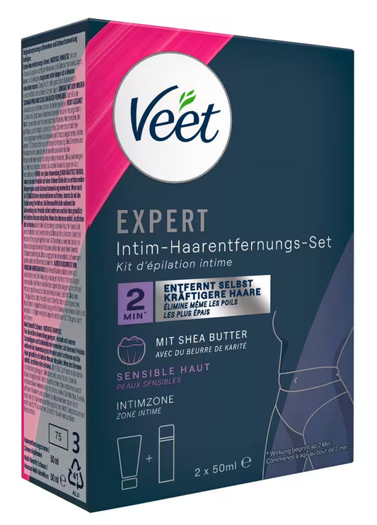 Veet EXPERT intimate hair removal kit