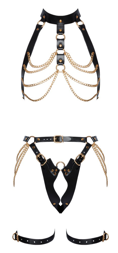 ZADO Leather Harness Set