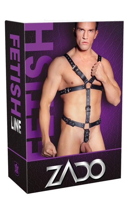 Leather harness for him ZADO SL