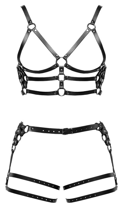 ZADO M/L Leather Harness Set