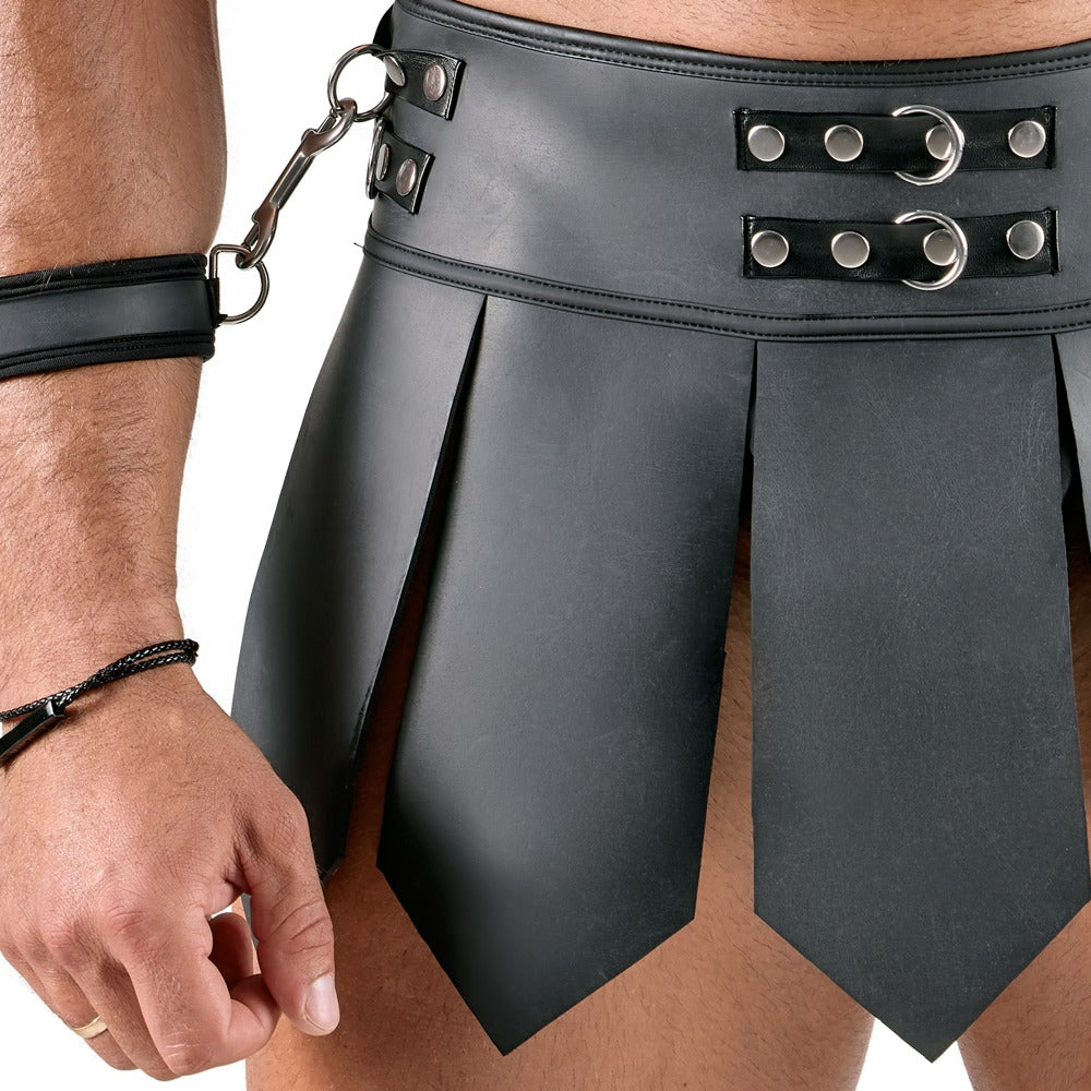 Svenjoyment Bondage Men's Skirt + Chest Harness