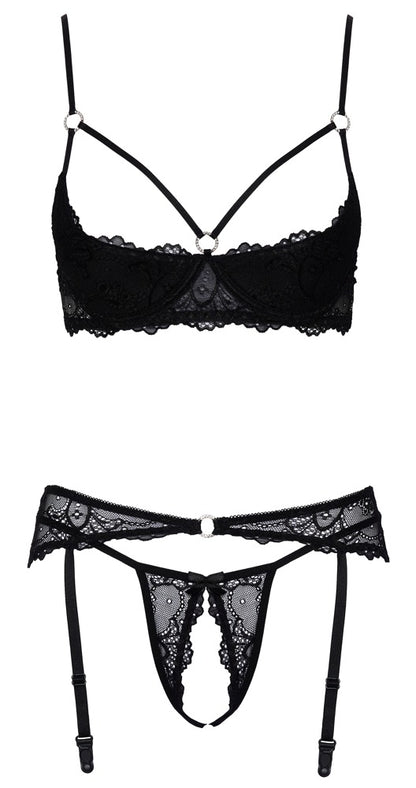 Cottelli Lingerie 3-piece bra set