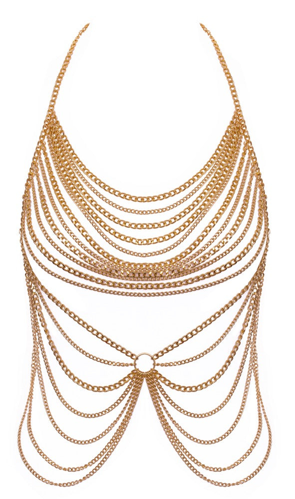 Cottelli accessories gold body chain