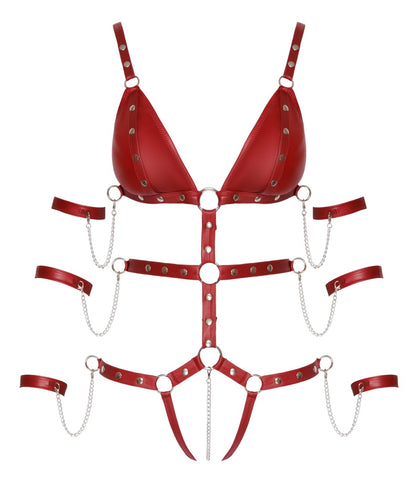 Body Bad Red Kitty Strap