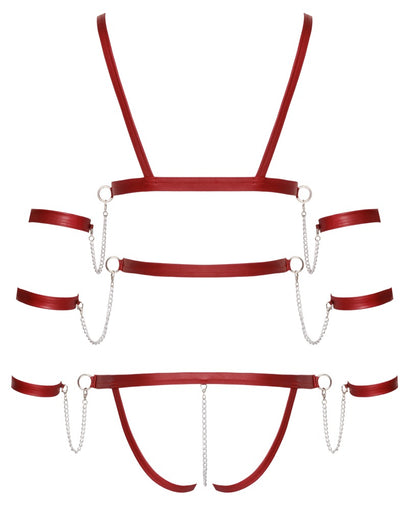 Body Bad Red Kitty Strap