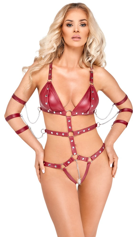 Body Bad Red Kitty Strap