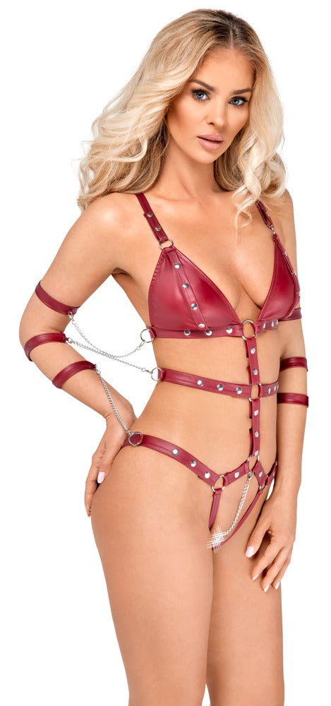 Body Bad Red Kitty Strap