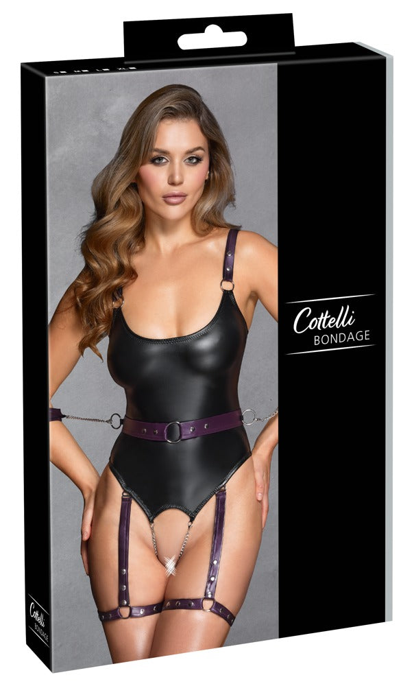 Captivating Bondage garter belt bodysuit Cottelli Bondage