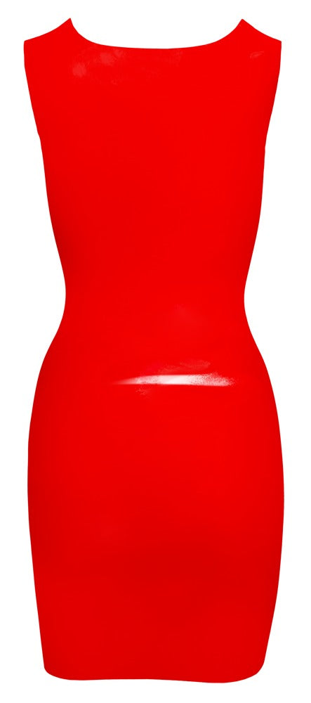 LATE X Red Latex Dress