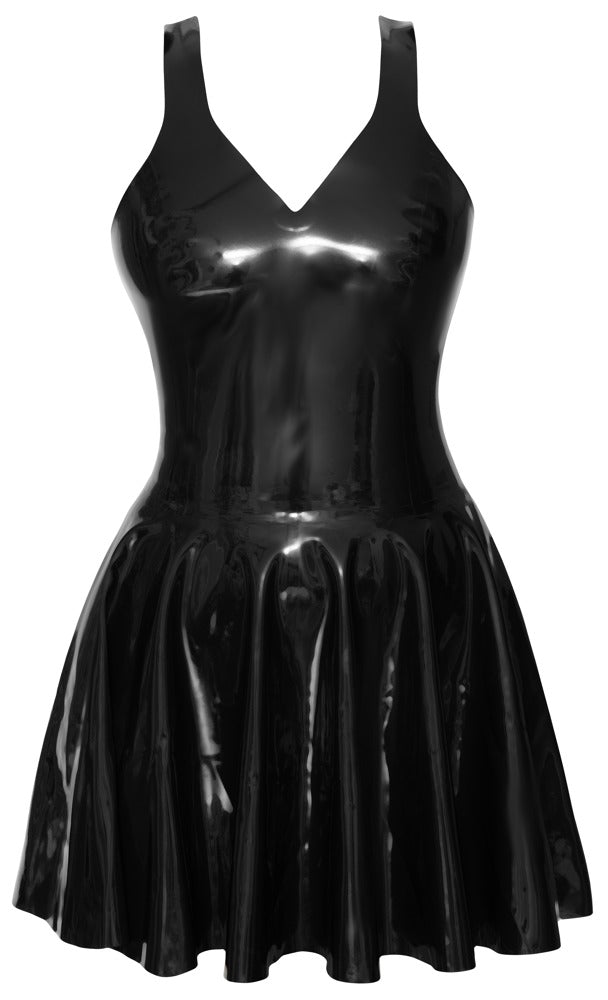 LATE X latex miniskirt