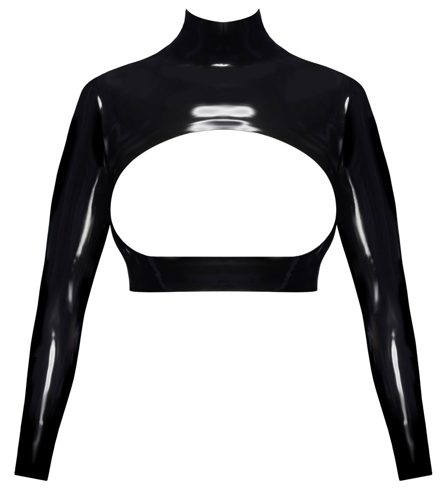 LATE X latex shirt
