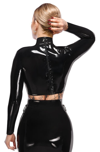 LATE X latex shirt