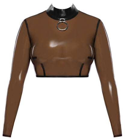 LATE X latex shirt