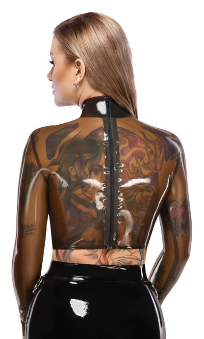 LATE X latex shirt