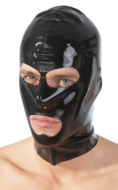 LATE X Black Latex Mask