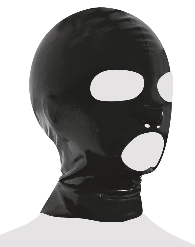 LATE X Black Latex Mask