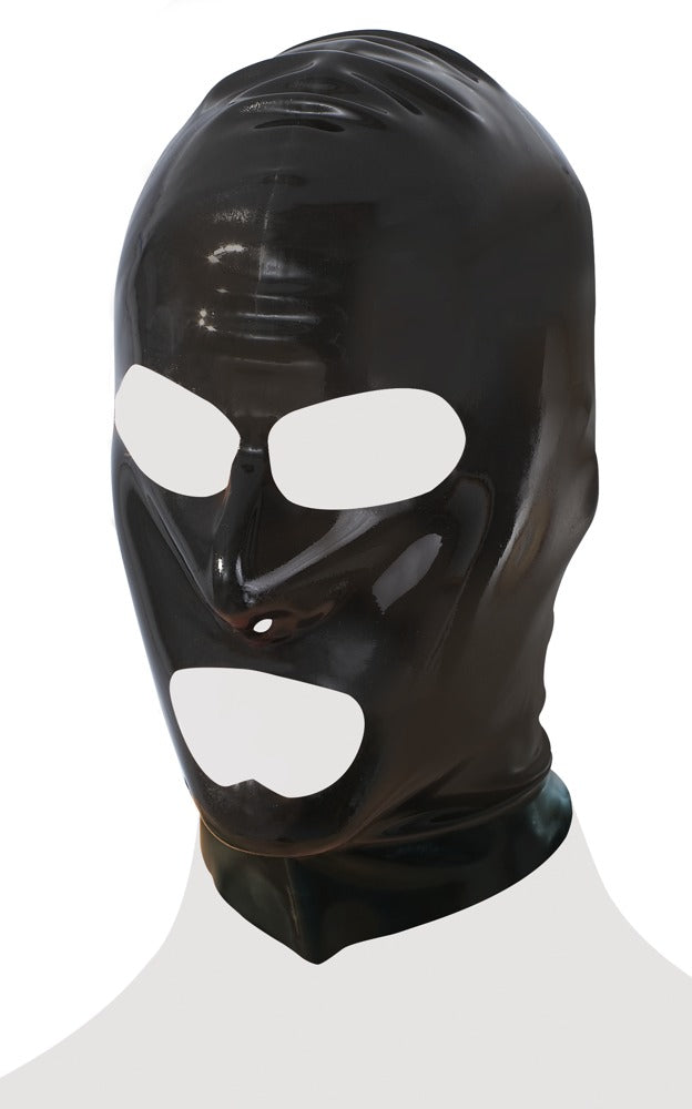 LATE X Black Latex Mask