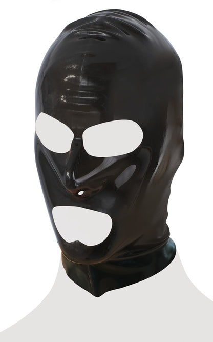 LATE X Black Latex Mask