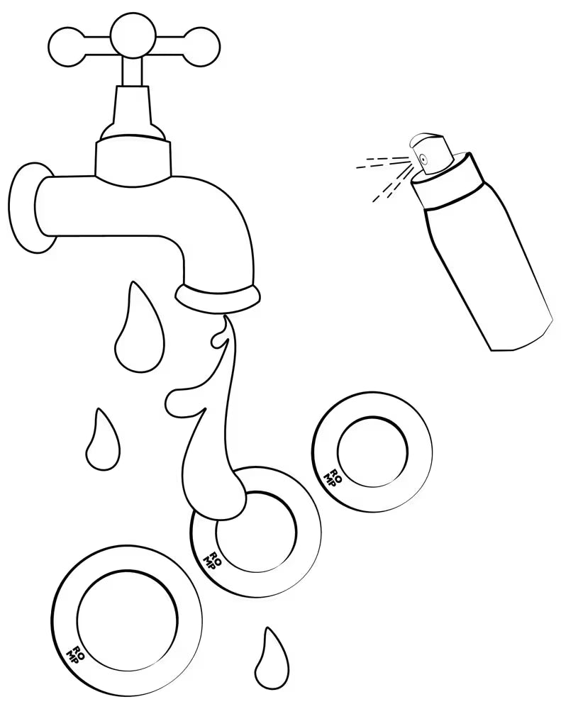 Set of three expandable rings