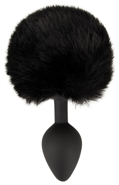Fluffy tail plug black M You2Toys