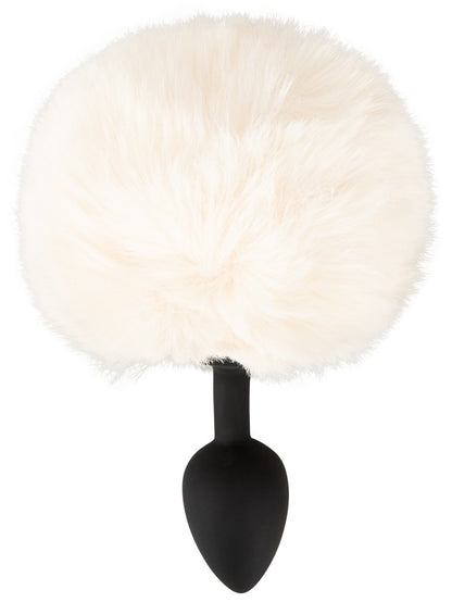 Fluffy tail plug white S You2Toys