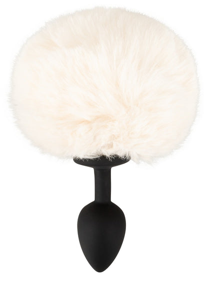 Fluffy tail plug white S You2Toys