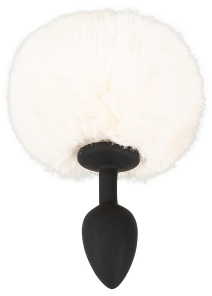 Fluffy tail plug white S You2Toys