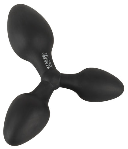 Black Velvet Triple Anal Plug