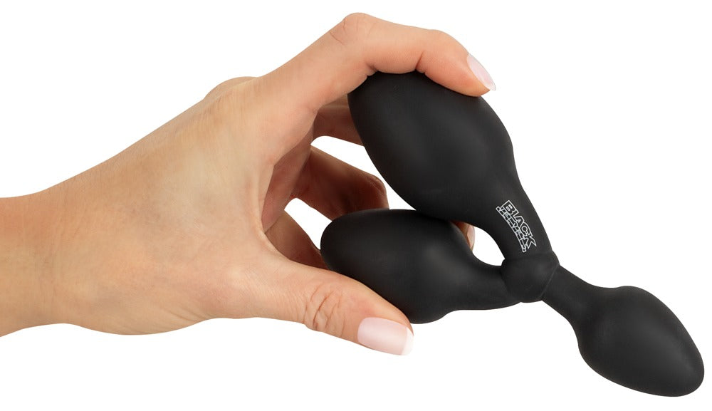 Black Velvet Triple Anal Plug