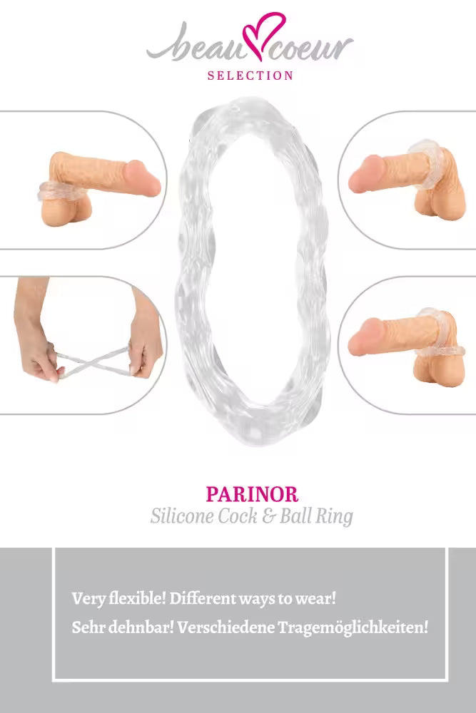 Ultra-stretchable penis/testicle ring