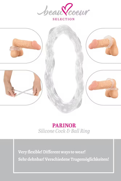 Ultra-stretchable penis/testicle ring