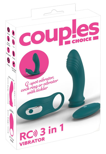 Couples Choice 3-in-1 RC Vibrator