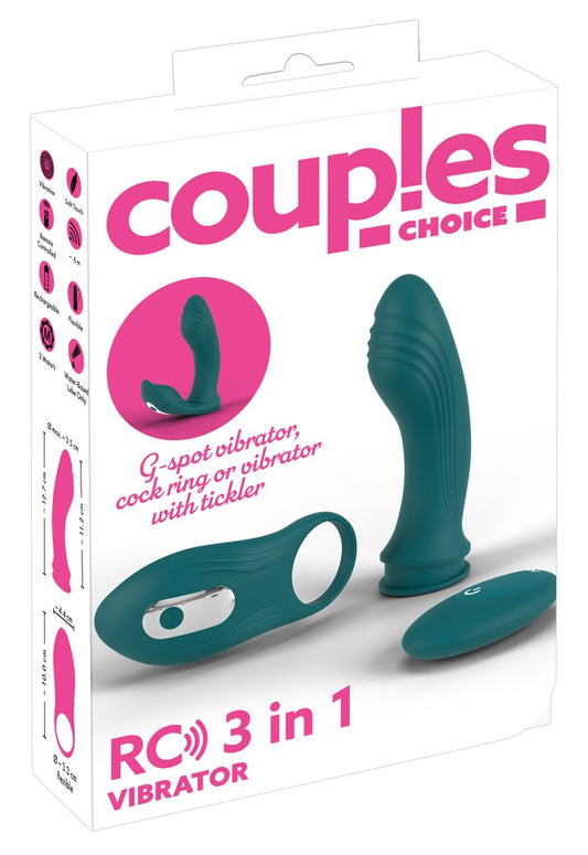 Couples Choice 3-in-1 RC Vibrator