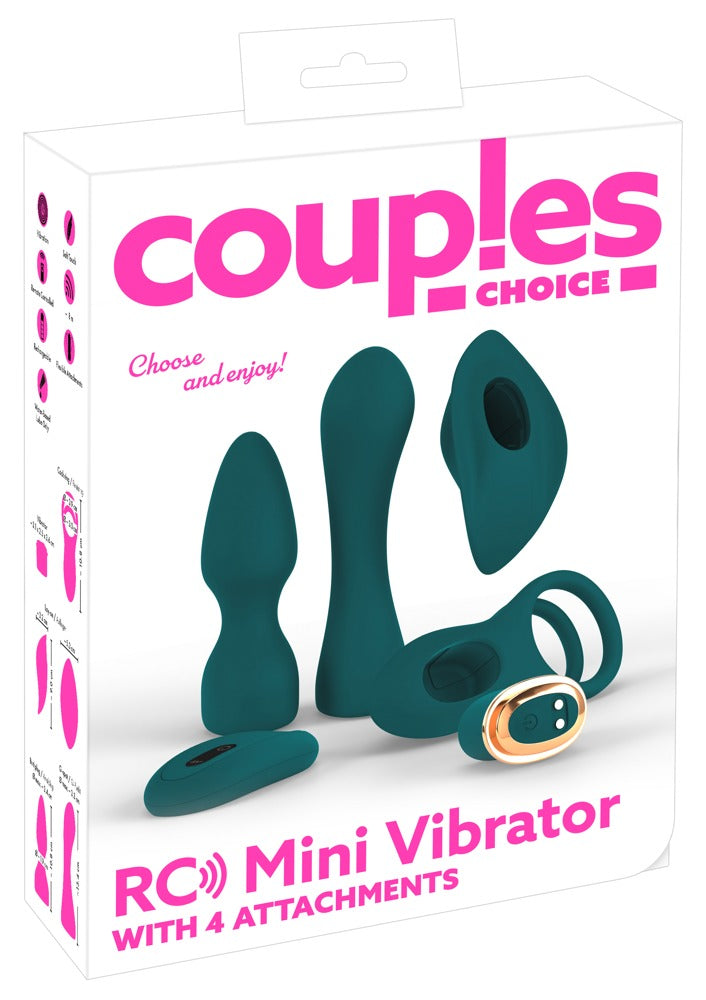 Couples Choice 5-Piece RC Mini Vibrator Set