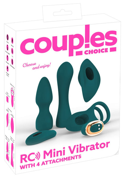 Couples Choice 5-Piece RC Mini Vibrator Set