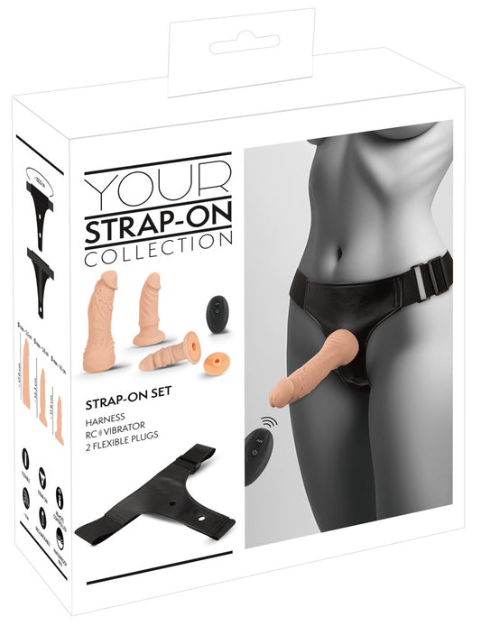 You2Toys 4-piece strap-on dildo set