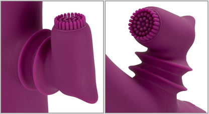 Javida 2-function vibrator with mobile clitoral tease