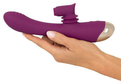 Javida 2-function vibrator with mobile clitoral tease