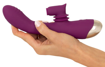 Javida 2-function vibrator with mobile clitoral tease