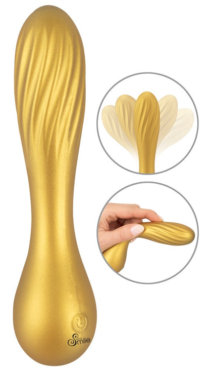 Sweet Smile Flexible Swirl Handy Vibrator